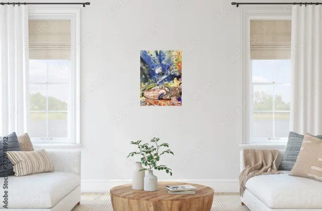 Eric Hubbes Acrylic Paintings on Canvas, New Art, Fantastic Worlds