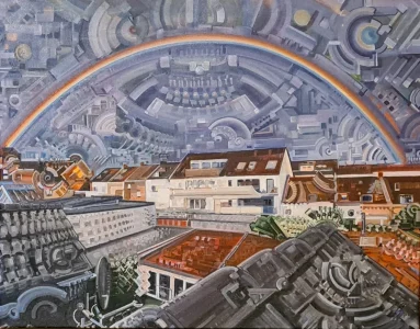 Ansicht aus meinem Atelier