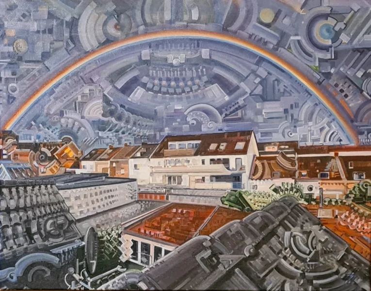 Ansicht aus meinem Atelier