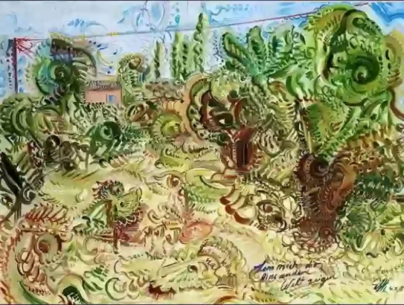 Garten in Aups-Provence