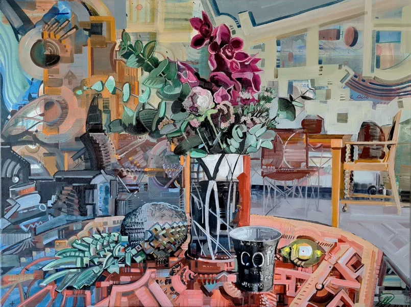 Orchideen im Wohnzimmer meiner Eltern II