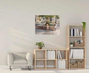 Eric Hubbes Acrylic Paintings on Canvas, New Art Fantastic Worlds